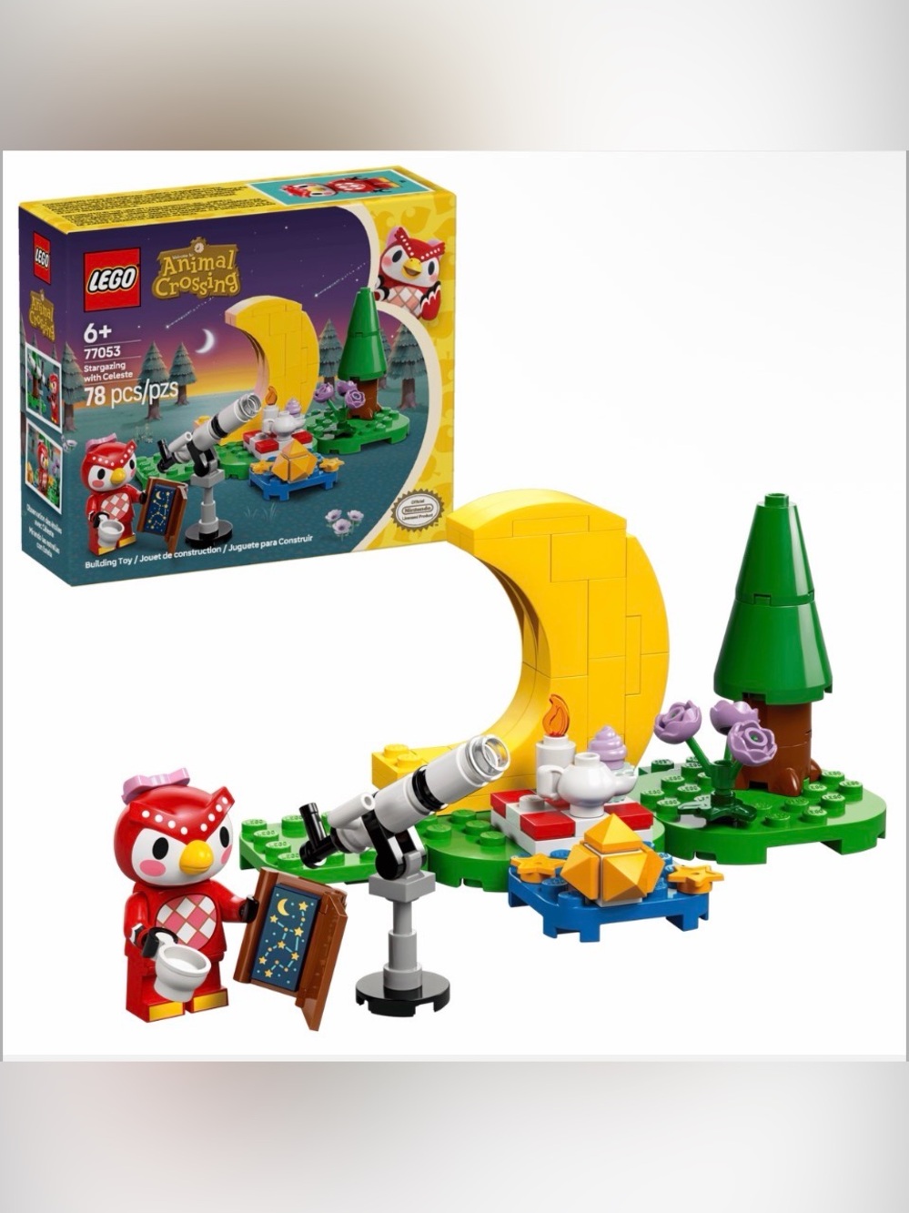 LEGO Animal Crossing Celeste Stargazing Set 78pcs - 77053